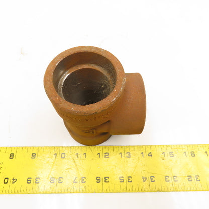 1-1/2" x 1/2" Socket Weld Reducer TEE Black Iron Pipe Fitting 3M 3000#