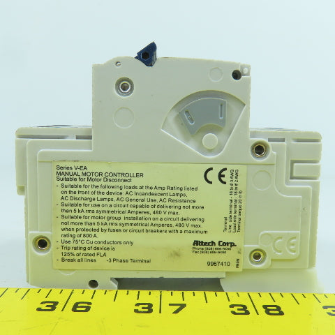 Altech ABL Sursum 2G15UM 15A Rail Mount Circuit Breaker 480Y/277VAC