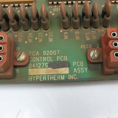 Hypertherm 04127S Rev A PCA 92007 Control PCB Circuit Board