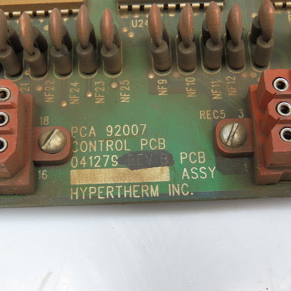 Hypertherm 04127S Rev A PCA 92007 Control PCB Circuit Board