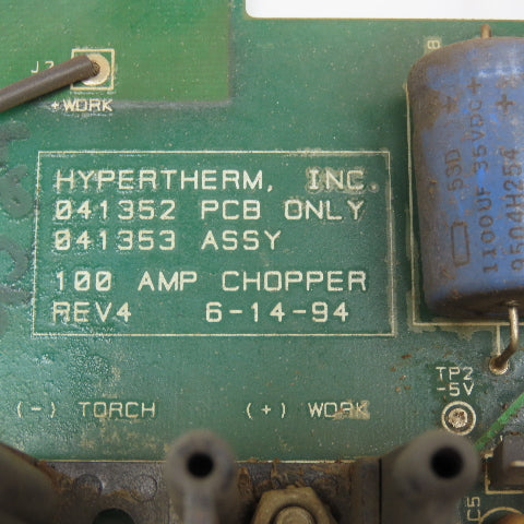 Hypertherm 041353 100A Chopper PCB Circuit Board Assembly