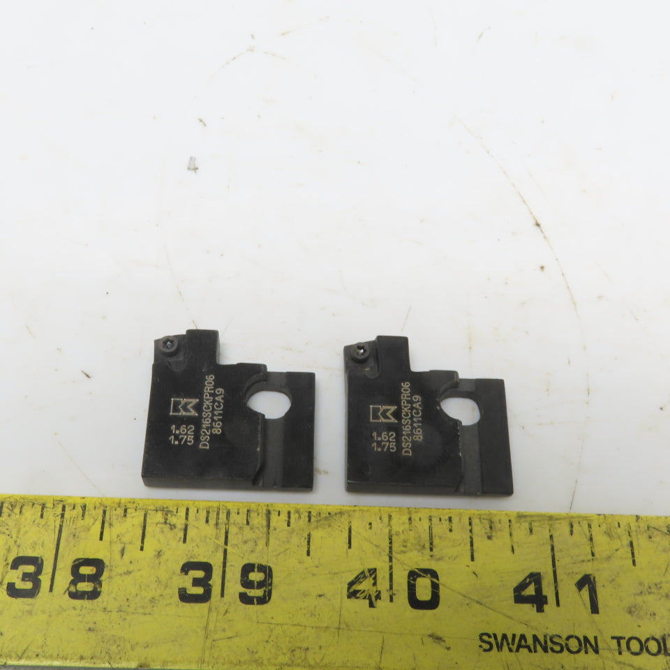 Kennametal DS216SCKPR06 1.62-1.75 Indexable insert Boring Head Set of 2
