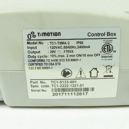 TiMotion TC1-T5MA-2 Linear Actuator Control Box 120VAC IP66