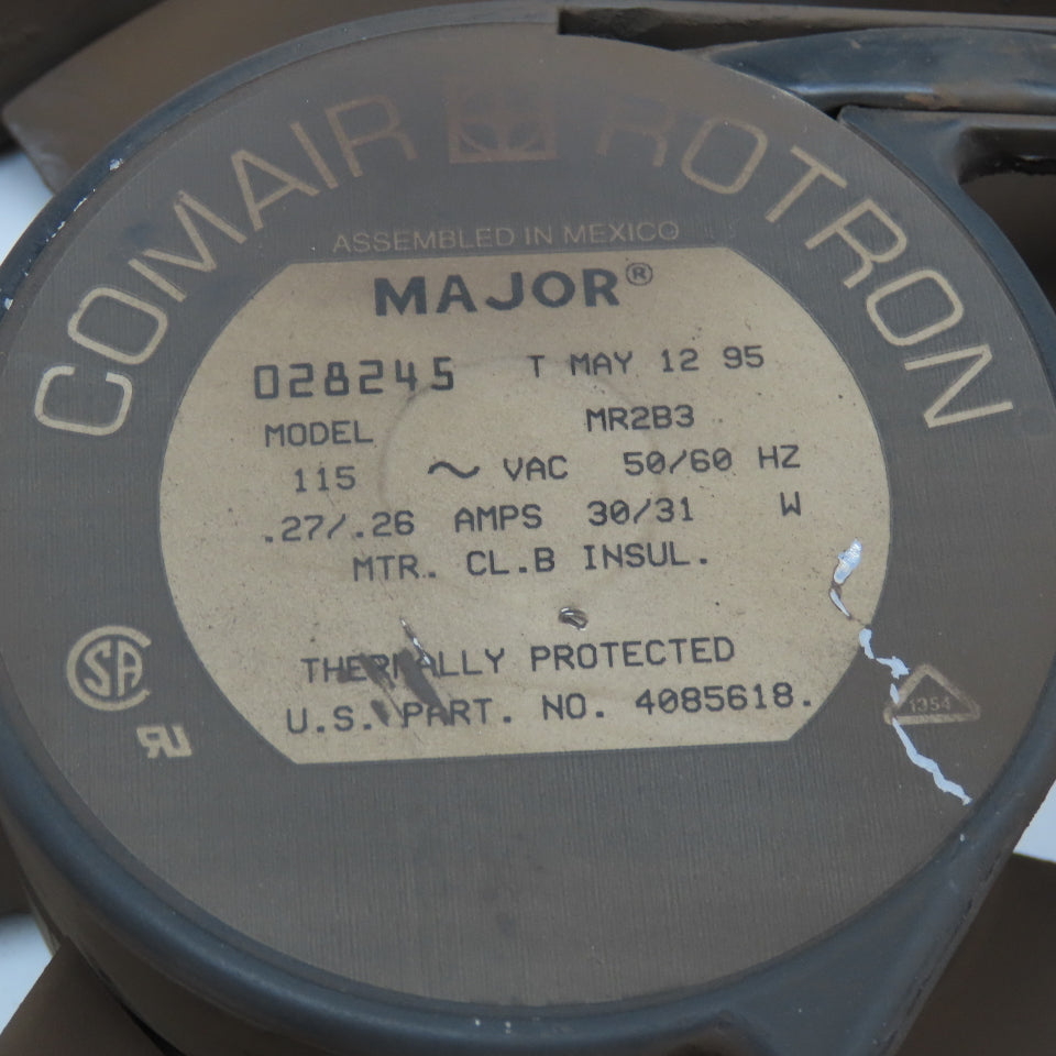 Comair Rotron MR2B3 Major 115V 50/60Hz Panel Mount Cooling Fan