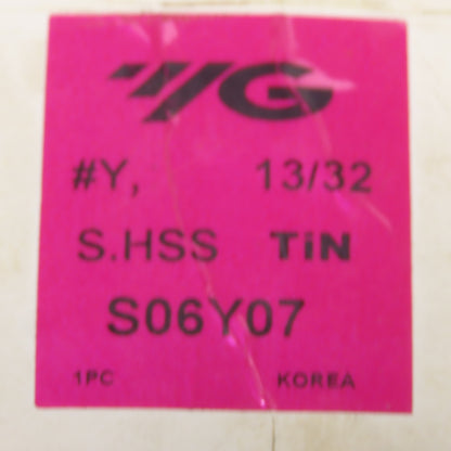 YG-1 S06Y07 Indexable Spade Drill Insert 13/32 Series #Y S.HSS TiN"