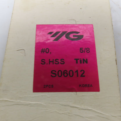 YG-1 S06012 Indexable Spade Drill Insert 5/8 Series #0 S.HSS TiN"