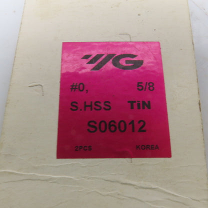 YG-1 S06012 Indexable Spade Drill Insert 5/8 Series #0 S.HSS TiN"