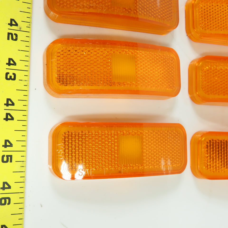 Glo Brite 118AS/117R Amber Replacement Lense Cover Lot Of 20