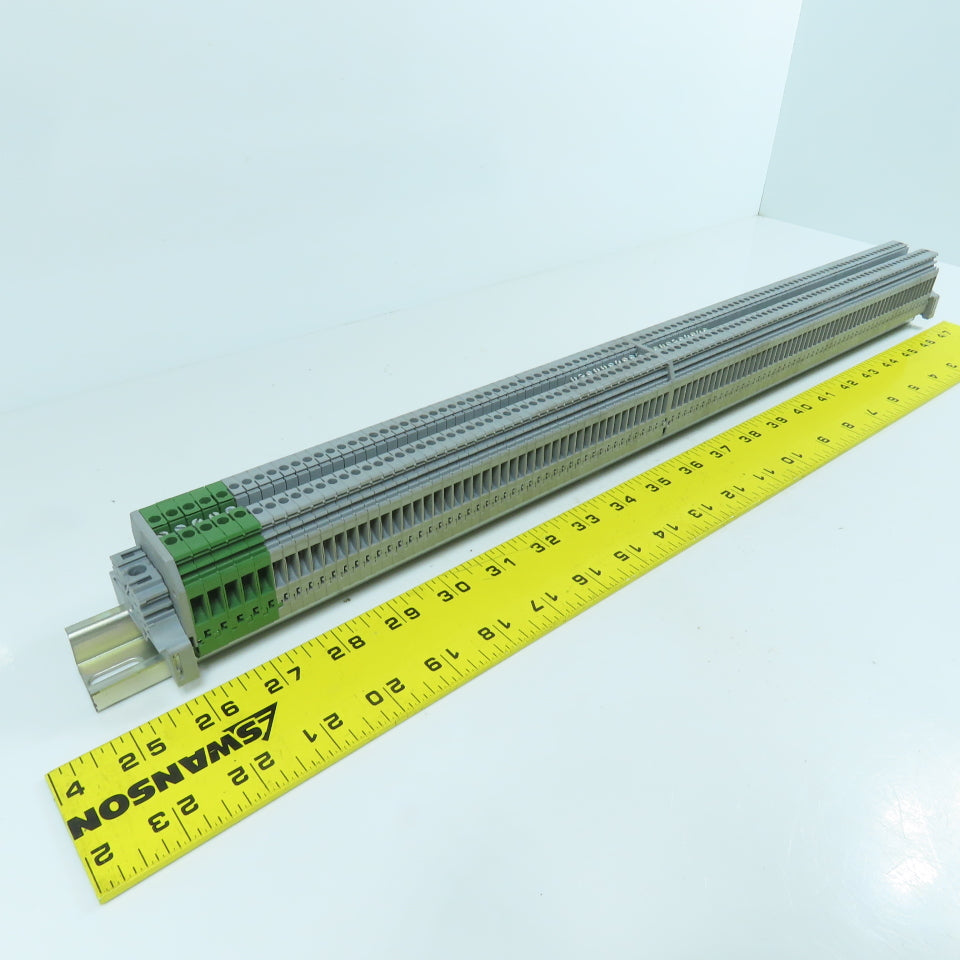 Entrelec MA2.5/5 Terminal Wiring Strip On DIN Rail Lot Of 102 Blocks