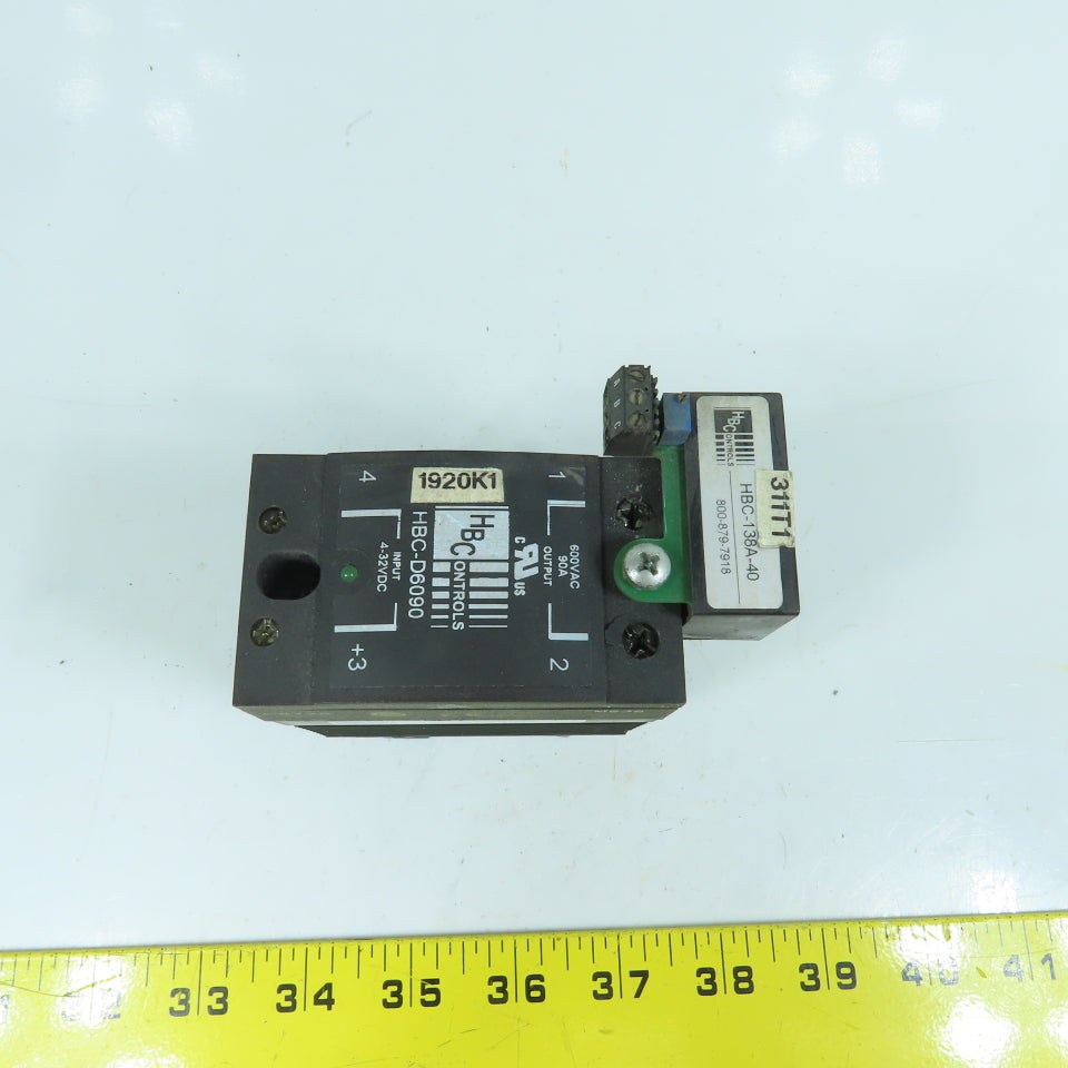 HBC HBC-690CHDA 40 Amp Solid State Relay Power Controller HBC-138A-40 Transducer