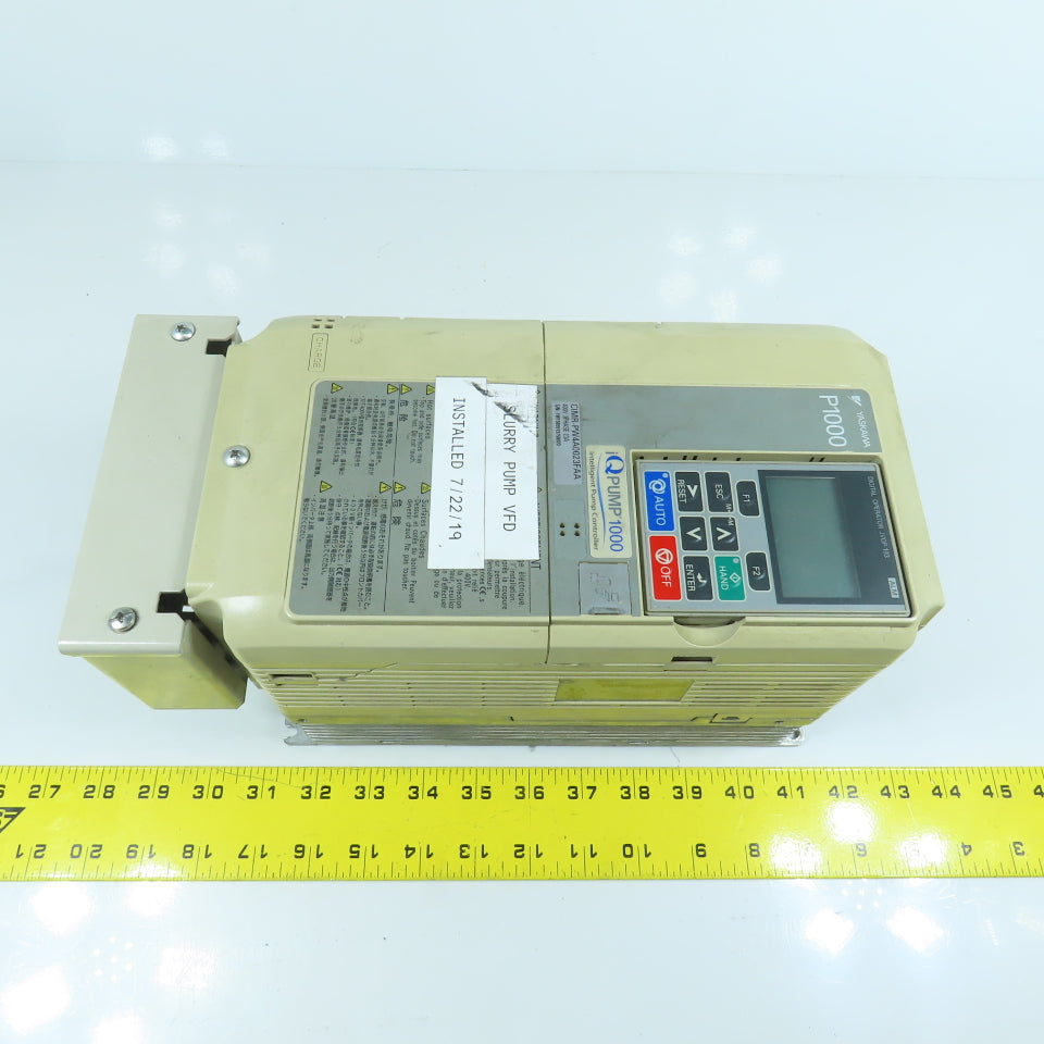 Yaskawa CIMR-PW4A0023FAA P1000 23A Variable Frequency Drive 380-480V 3PH 400HZ
