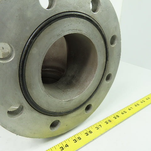 Temescal 2532 4" 90° Vacuum Cylinder Valve 8-Bolt Flange Mount 0024-7301-2