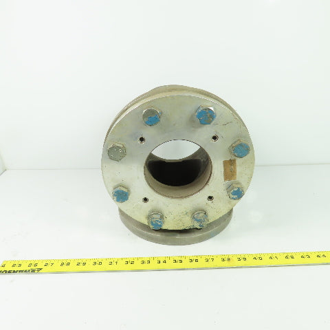Temescal 2532 4" 90° Vacuum Cylinder Valve 8-Bolt Flange Mount 0024-7301-2