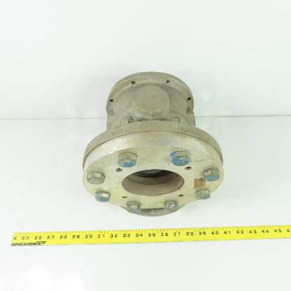 Temescal 2532 4" 90° Vacuum Cylinder Valve 8-Bolt Flange Mount 0024-7301-2