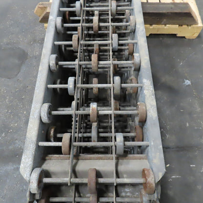 Versa Ferguson Skate Wheel Gravity Roller Conveyor 10" BF 10' Sections Lot Of 7