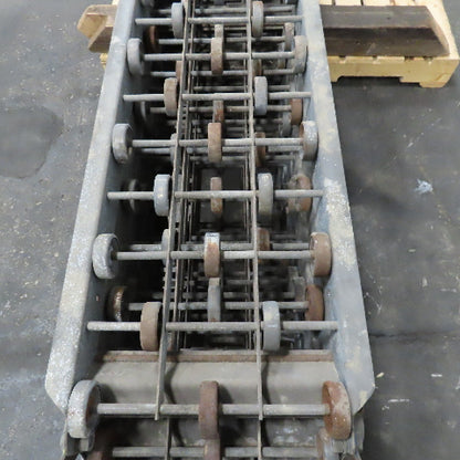 Versa Ferguson Skate Wheel Gravity Roller Conveyor 10" BF 10' Sections Lot Of 7
