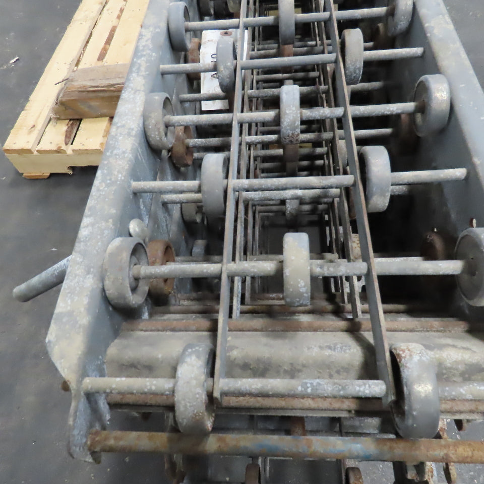 Versa Ferguson Skate Wheel Gravity Roller Conveyor 10" BF 10' Sections Lot Of 7