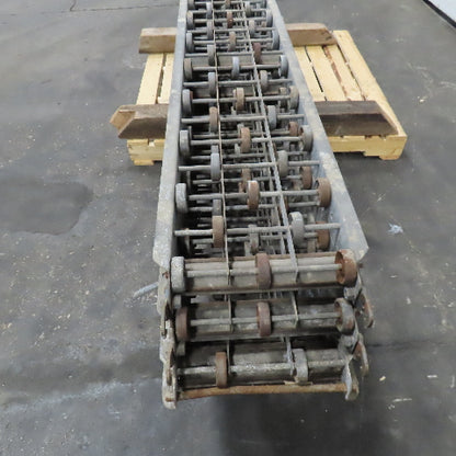 Versa Ferguson Skate Wheel Gravity Roller Conveyor 10" BF 10' Sections Lot Of 7