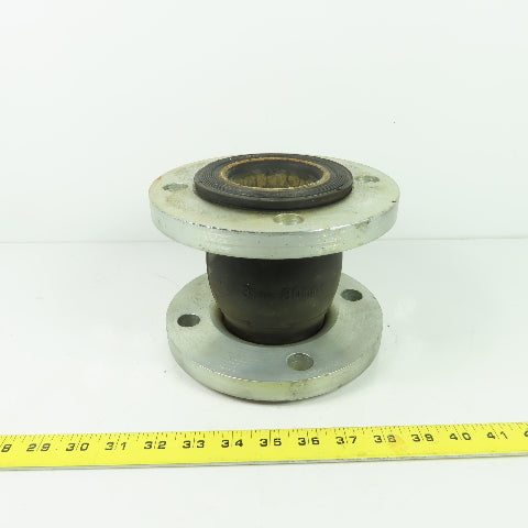 3" - 80mm 4-Bolt Flange Flexible Rubber Expansion Joint