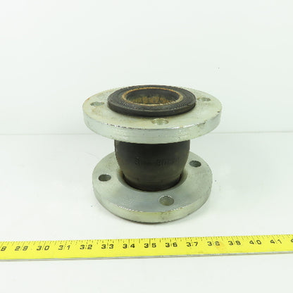3" - 80mm 4-Bolt Flange Flexible Rubber Expansion Joint