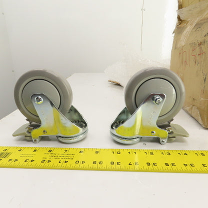 Shepherd Y480XH1/W400U 4x1 Thermoplastic Urethane Swivel Casters No Stem Lot/20
