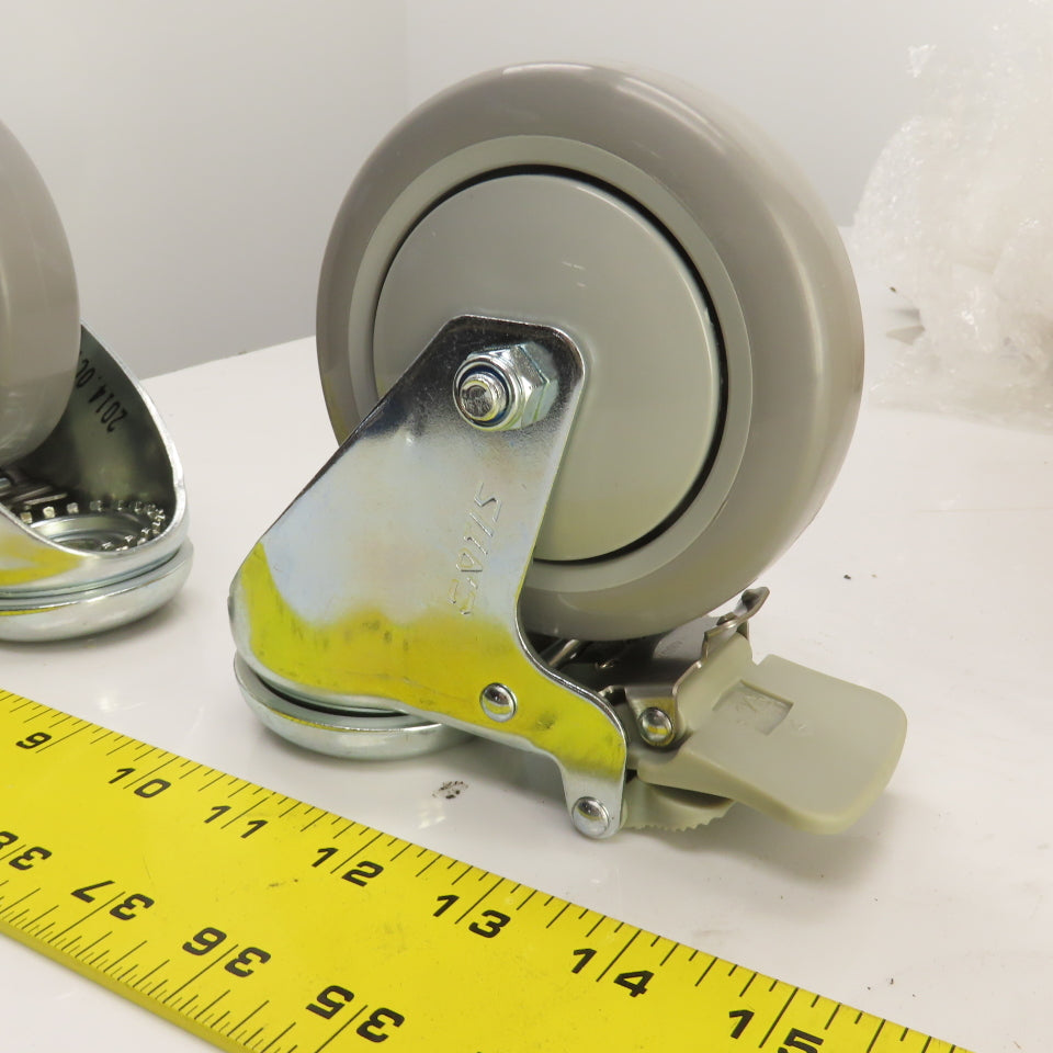 Shepherd Y480XH1/W400U 4x1 Thermoplastic Urethane Swivel Casters No Stem Lot/20