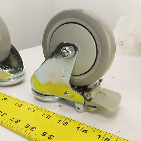 Shepherd Y480XH1/W400U 4x1 Thermoplastic Urethane Swivel Casters No Stem Lot/20