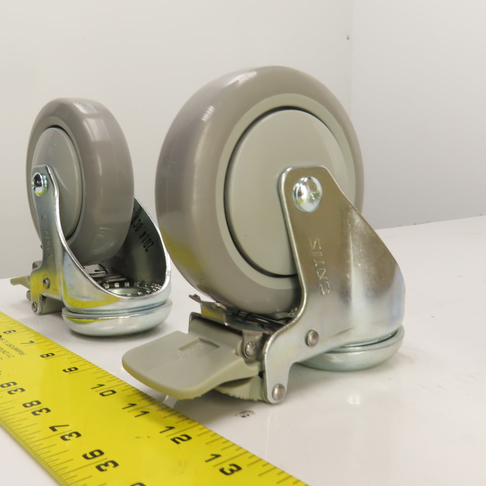 Shepherd Y480XH1/W400U 4x1 Thermoplastic Urethane Swivel Casters No Stem Lot/20