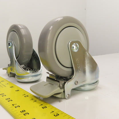 Shepherd Y480XH1/W400U 4x1 Thermoplastic Urethane Swivel Casters No Stem Lot/20