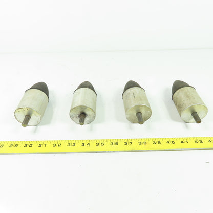 Rubber Vibration Absorbing Machine Leveling Foot Pad 4-1/2" AOL Lot Of 4