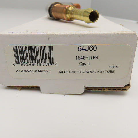 64J60 1640-1106 Tweco Compatible 60° Conductor Tube Assembly