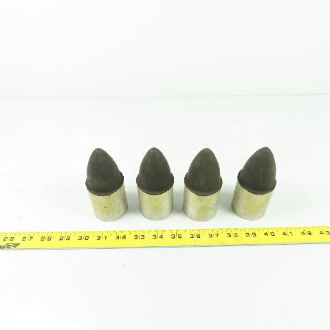 Rubber Vibration Absorbing Machine Leveling Foot Pad 4-1/2" AOL Lot Of 4