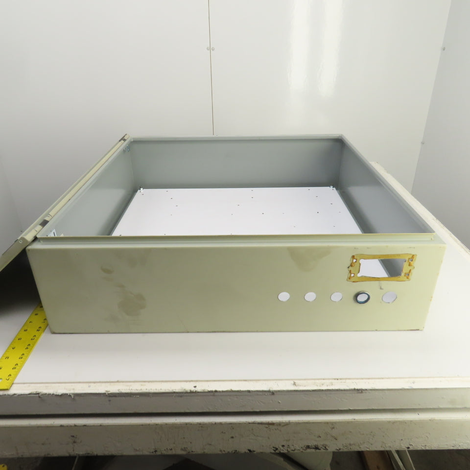 Hoffman CSD30308 30" x 30" x 8" Electrical Enclosure W/ Backplate & Hinged Door