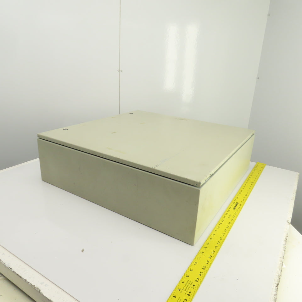 Hoffman CSD30308 30" x 30" x 8" Electrical Enclosure W/ Backplate & Hinged Door