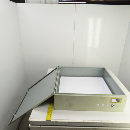 Hoffman CSD30308 30" x 30" x 8" Electrical Enclosure W/ Backplate & Hinged Door