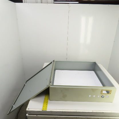 Hoffman CSD30308 30" x 30" x 8" Electrical Enclosure W/ Backplate & Hinged Door