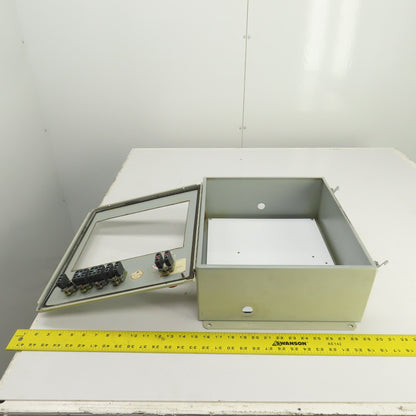 Hoffman 16" x 14" x 6" Electrical Enclosure W/ Backplate 11-1/4" x8-1/4" Cut Out
