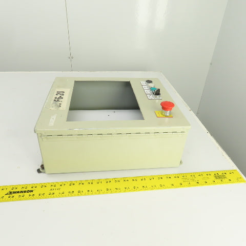 Hoffman 16" x 14" x 6" Electrical Enclosure W/ Backplate 11-1/4" x8-1/4" Cut Out