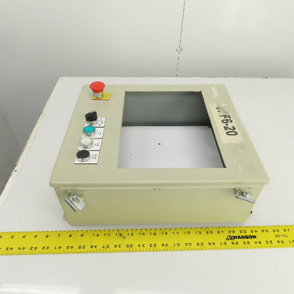 Hoffman 16" x 14" x 6" Electrical Enclosure W/ Backplate 11-1/4" x8-1/4" Cut Out