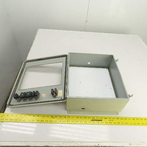 Hoffman 16" x 14" x 6" Electrical Enclosure W/ Backplate 11-1/4" x8-1/4" Cut Out