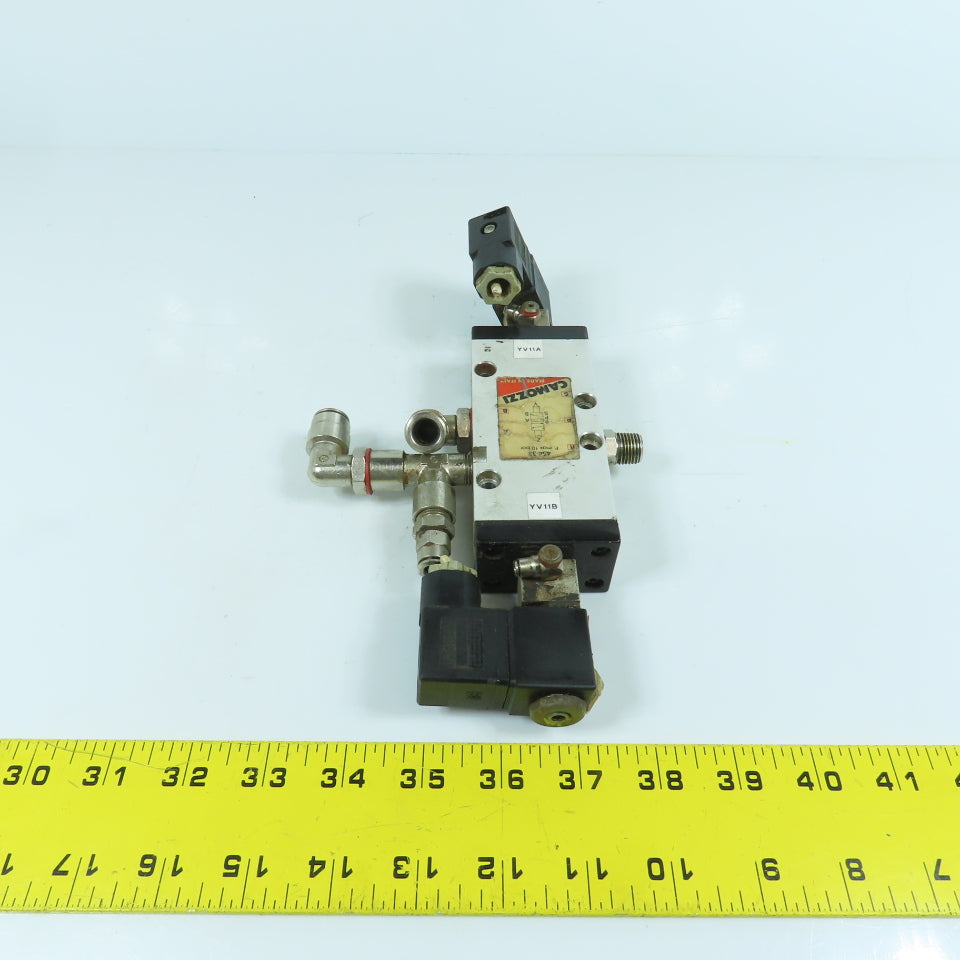 Camozzi 454-33 5/2 Position Pneumatic Directional Control Valve 10 Bar 120V