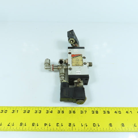 Camozzi 454-33 5/2 Position Pneumatic Directional Control Valve 10 Bar 120V