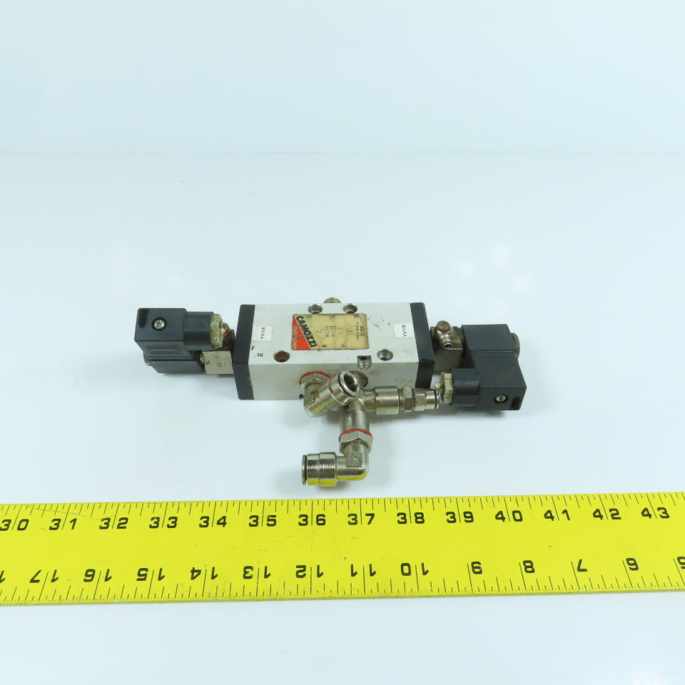 Camozzi 454-33 5/2 Position Pneumatic Directional Control Valve 10 Bar 120V