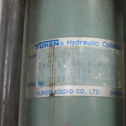 Yuken TA**B435B-ACA Double Acting Hydraulic Cylinder 435mm Stroke 60mm Bore