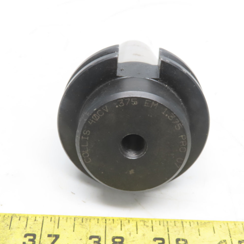Collis 40CV .375EM 1.375 PRO U7 End Mill Holder 3/8" Hole Diameter 1.375 Proj.