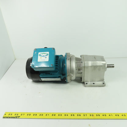 Brook Crompton 1927202WA-00 24.7:1 Ratio 3Ph 230/460V Gear Motor 68RPM Output