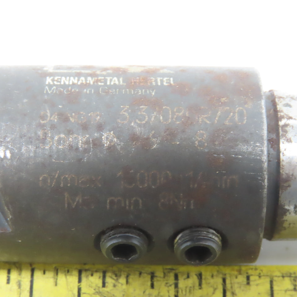 Kennametal 3.37080R720 Indexable Chamfer & Countersink Combination Drill 6-8mm