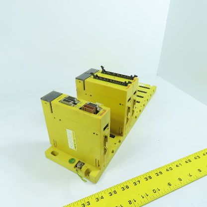 Fanuc 10-Solt Base Chassis W/ 3 Modules A03B-0807-C001