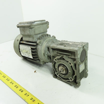 Motovario NMRV 40 60:1 Left Angle Gear Motor 230/400V 3Ph 29RPM Output