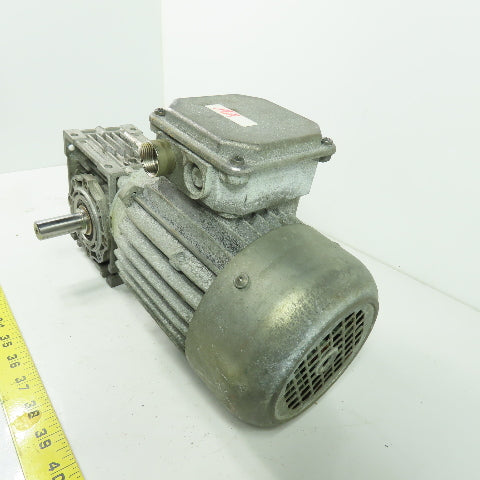 Motovario NMRV 40 60:1 Left Angle Gear Motor 230/400V 3Ph 29RPM Output